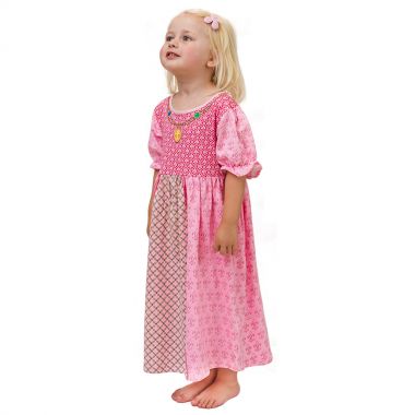 girls pink princess nightwear