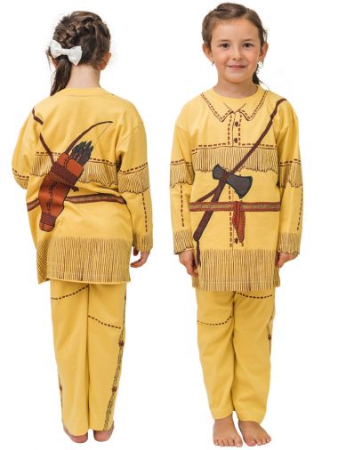 American Native Indian Costume Pajamas